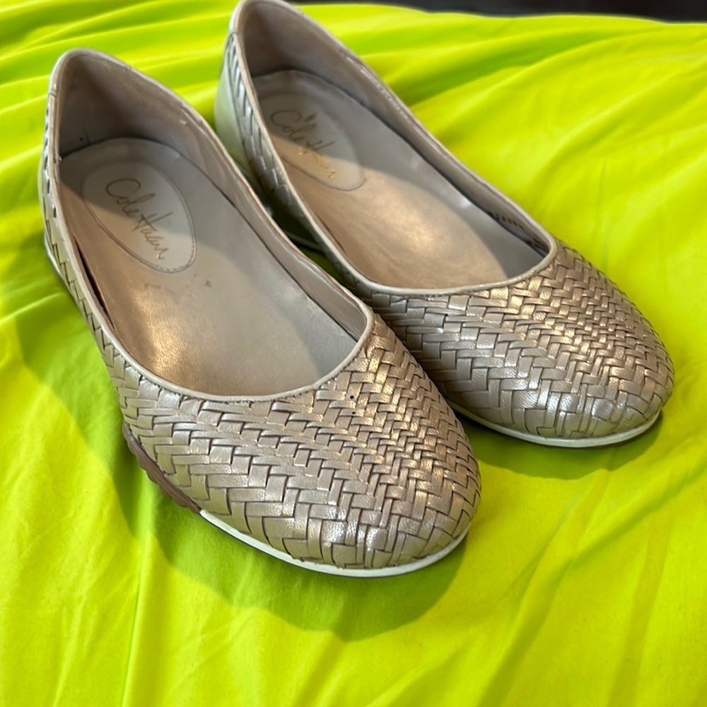 Cole Haan Gold Shoes 9.5